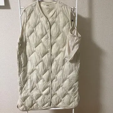 UNIQLO 울트라 라이트 다운 롱 M 화이트