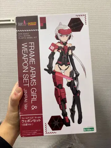 [ 미조립 ] 코토부키야 프레임 암즈 걸 & 웨폰 세트 진뢰 Ver.