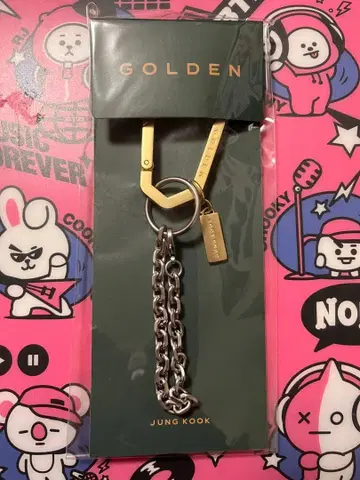 BTS 정국 GOLDEN 키링