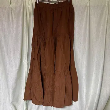 JOURNAL STANDARD 롱 스커트 티어드 맥시 스커트 린넨