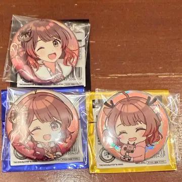 학원 아이돌 마스터 학마스 하나우미 유메 캔뱃지 컴프 세트