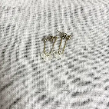 하리오 유리 귀걸이 HARIO