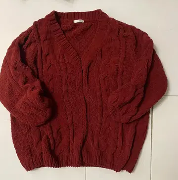 GYDA 볼륨 슬리브 니트 가디건 빅 실루엣 & 드롭 숄더