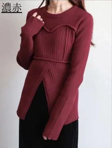 TT* PEN 뷔스티에 PO 시마무라 pen 뷔스티에 니트 풀오버