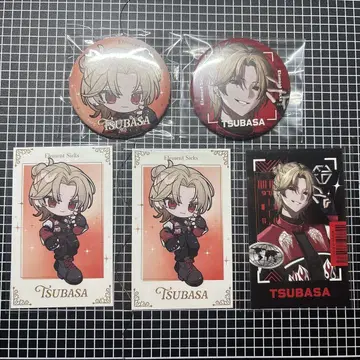 Element Sicks EL6 츠바사 캔뱃지 폴라로이드풍 트레이딩 카드