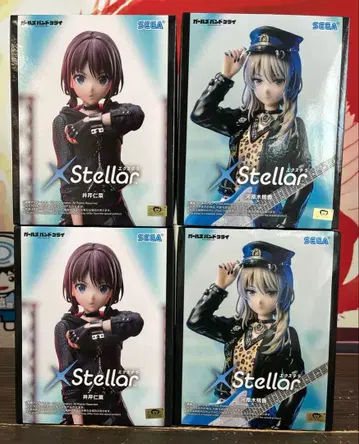 걸즈밴드 클라이 XStellar 이세리 니나 카와라기 모모카 피규어 4개
