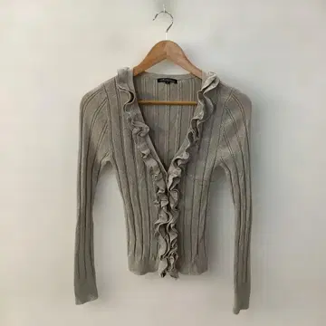 12.12 M668P 23구 가디건 긴팔 라메 프릴