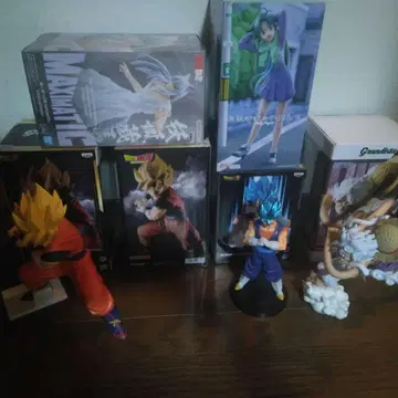 피규어 손오공 원피스 루피 쿠라마 시운지 남 베지트 5체 세트