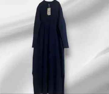 빅 사이즈! 택 포함 새상품 23구 실크 코튼 리브 니트 원피스 44