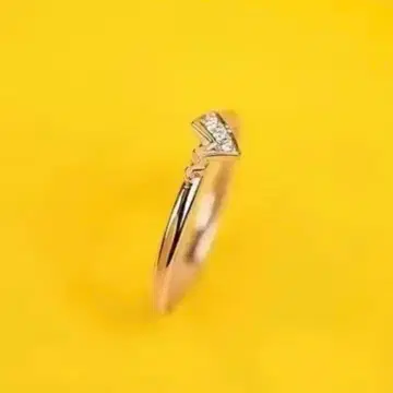 피카츄 꼬리 반지 핑크 골드 포켓몬 반지