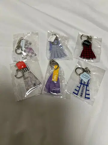 노기자카46 표제곡 의상 키링 6개 세트