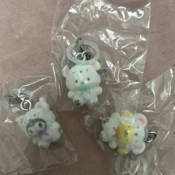 산리오 캐릭터즈 포근포근 스노우 쿠로미 포차코 폼폼푸딩