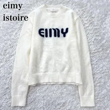 eimy istoire EIMY 로고 니트 WHITE 화이트 2024