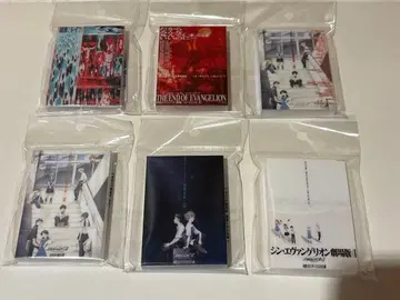 극장판 신세기 에반게리온 포스터 아크릴 블록 전 6종 컴프 세트