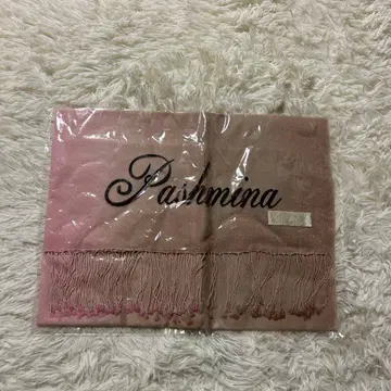 캐시미어 스톨 핑크 베이지