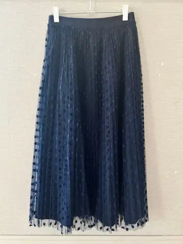 KATE SPADE 도트 샤샤 스커트 네이비 2