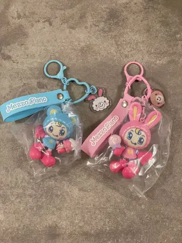 TOKOTOYZ 메조 피아노 시크릿 캐릭터 참 키링 2개 세트