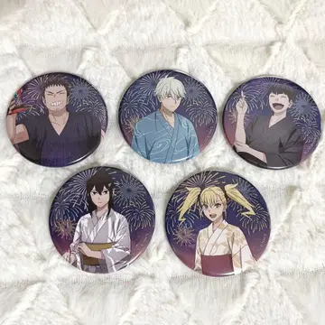 괴수 8호 트레이딩 캔뱃지 유카타 Ver. 5개 컴플리트 세트