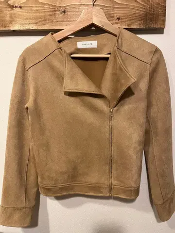 노카라 자켓 베이지