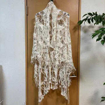 곰므 아이보리 레이스 스톨