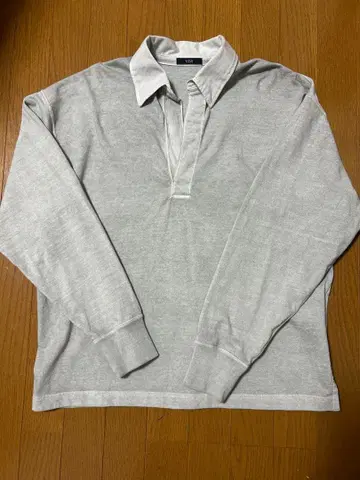 YLEVE 이레브 긴팔 피케 셔츠 그레이