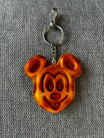 [해외 디즈니] 미키마우스 팬케이크형 키링