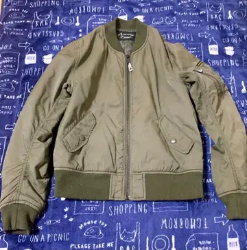 올리브 그린 MA-1 봄버 자켓