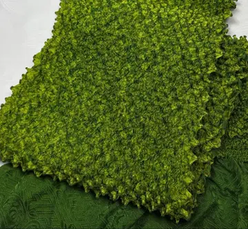 미사용 w-048 순수 실크 오비 장식 천 총 조임 후리소데 성인식 그린