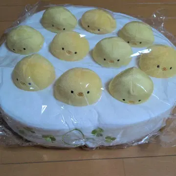 [ 새상품 ] 복슬복슬 대수확 병아리 34 x 34cm