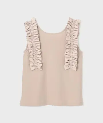 미사용 새상품 그레이스 콘티넨탈 프릴컷 탑 36