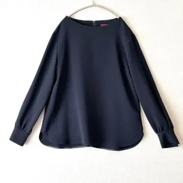 새상품급! [ AMACA ] 블라우스 네이비 38 긴팔 블라우스