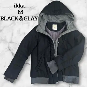 ikka 아우터 M 블랙&그레이
