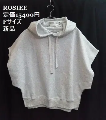 새상품 ROSIEE / 로지 맨투맨 후드 판초 F 사이즈
