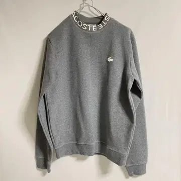 LACOSTE 라코스테 맨투맨 트레이닝복 하이넥 그레이