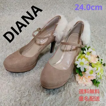 DIANA 다이애나 펌프스 하이힐 베이지 퍼