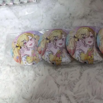 여아 캐릭터 캔뱃지 4개 세트