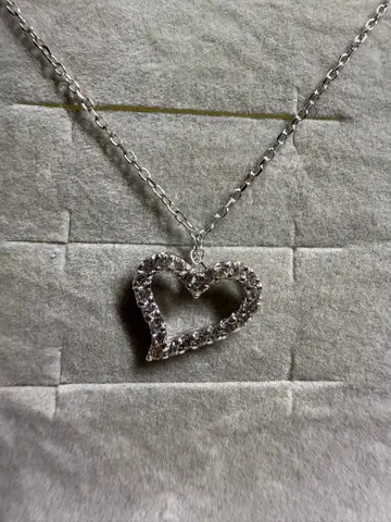 K10 WG 하트형 목걸이