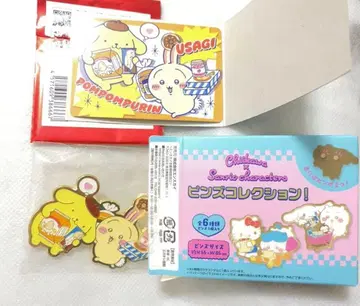 치이카와 산리오 포인트 카드 핀 배지 핀즈 토끼