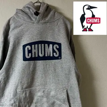 CHUMS (참스) 싸개 단추 풀오버 후디/S/그레이