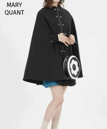 컨디션 최상 MARY QUANT 마리콴트 아카이브 판초 코트 M