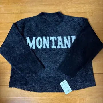 piacere MONTANA 로고 니트 스웨터 블랙