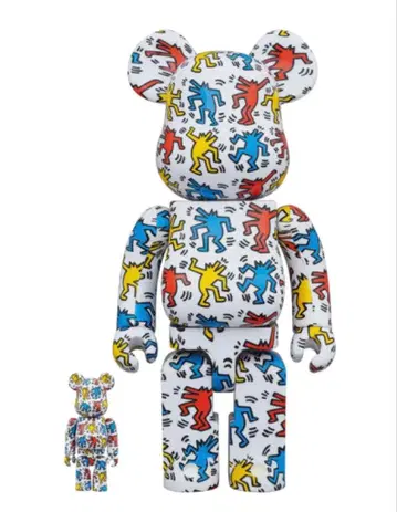 미개봉 새상품 베어브릭 KEITH HARING #9 100% & 400%