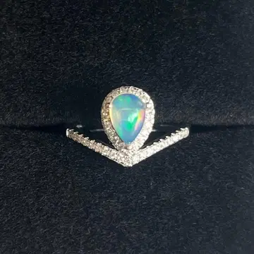 [ 간사이 엑스포 ] 천연 오팔 반지 네팔관 실버 925 EXPO2025