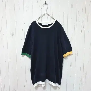 Y242 투모로우랜드 티셔츠 반팔 네이비 네이비 컬러 L 크루넥