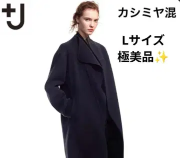 +J 롱 코트 블랙 L 사이즈 컨디션 최상