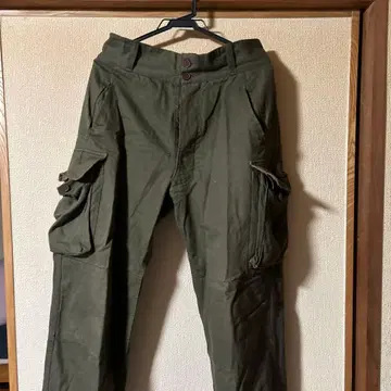 카고 팬츠 올리브 그린 사이즈 13
