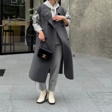 [컨디션 최상] MYINE 마인 롱베스트 코트