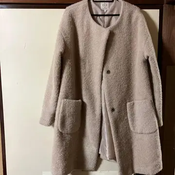 Samansa Mos2 베이지 롱 코트