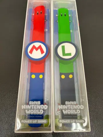 마리오 루이지 파워업 밴드 2개 세트