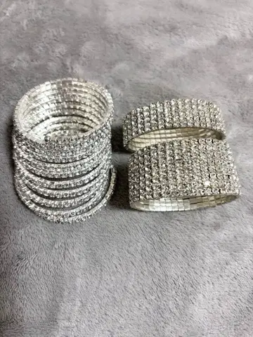 크리스탈 실버 팔찌